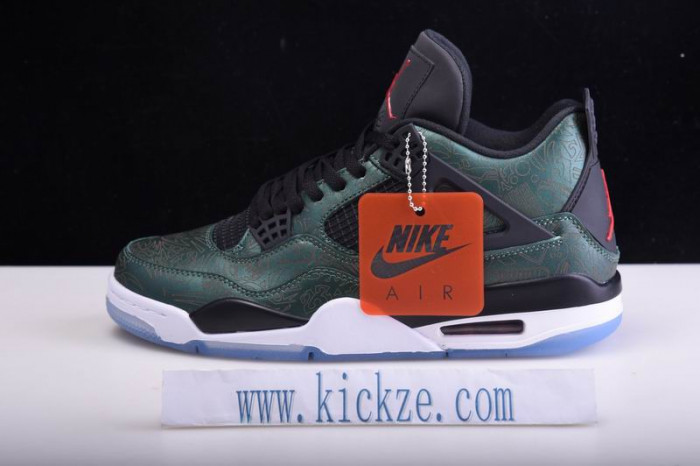 air jordan 4 retro laker green aj4-1043515
