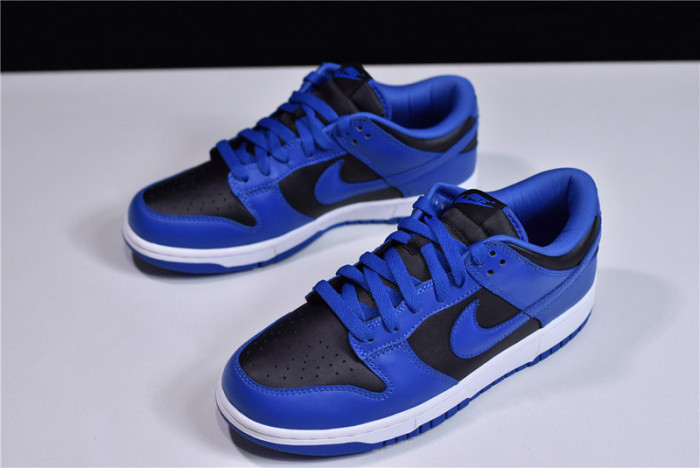 nike dunk low retro black hyper cobalt (2021) dd1391-001