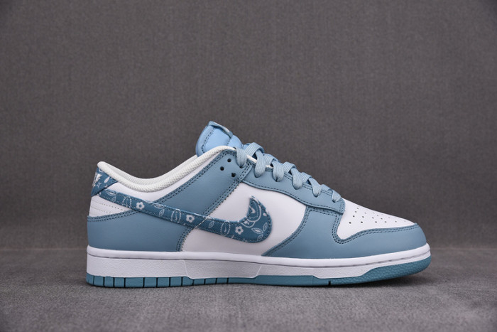 nike dunk low essential paisley pack worn blue (w) dh4401-101