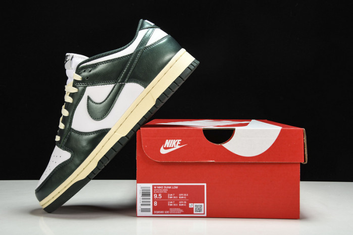 nike dunk low vintage green (w) - dq8580-100