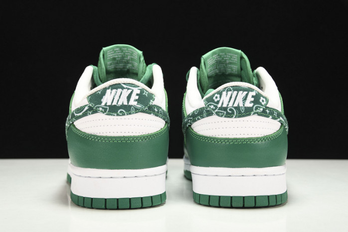 nike dunk low ess "green paisley" dh4401-102
