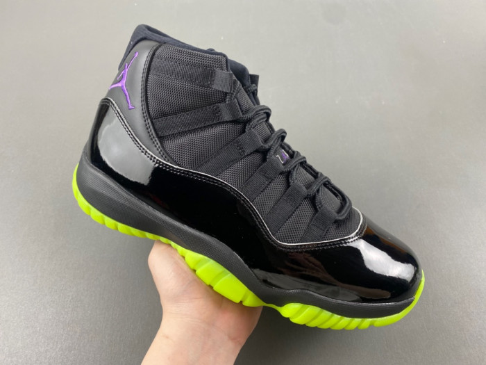 Air Jordan 11 GS Black/Barely Volt IB1378-001