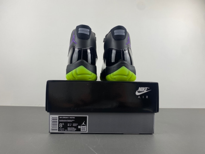Air Jordan 11 GS Black/Barely Volt IB1378-001