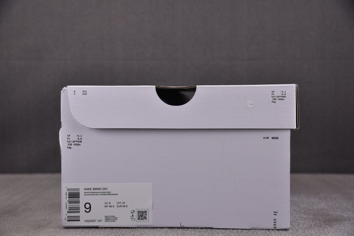 Nike Mind 001 Slide White Speed Red - HQ4307-101
