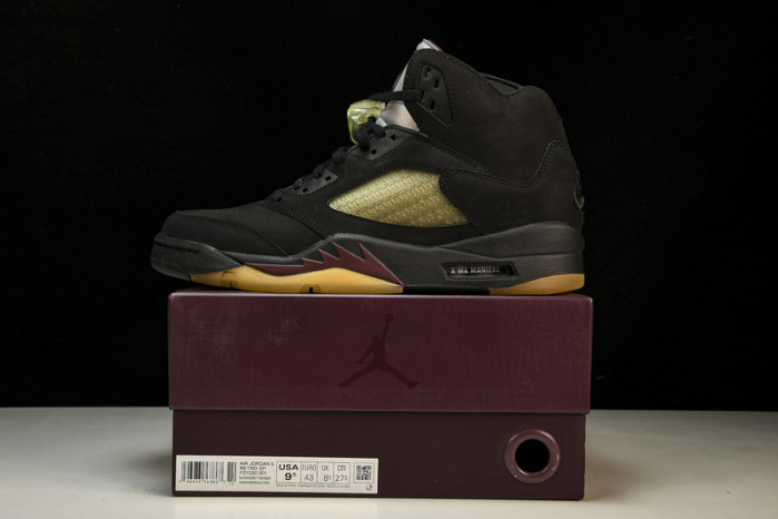 a ma maniére x air jordan 5 “black” fd1330-001