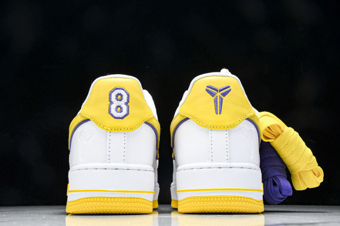 Nike Air Force 1 Low Retro QS Kobe Bryant Lakers Home FZ1151-100