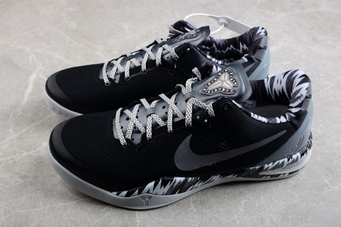 nike kobe 8 system philippines black silver - 613959-001
