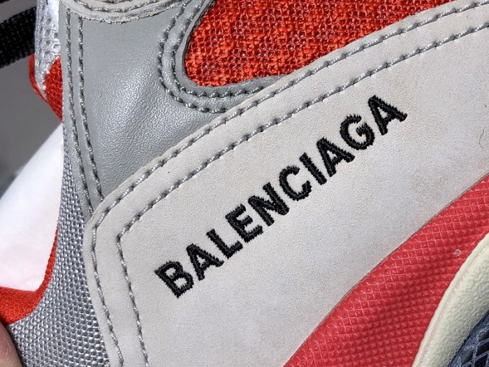 bl triple s trainers clear sole grey glof white 541624 w09oh 1009