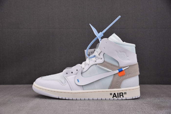0F Virgil Abloh Archive VAA Air Jordan 1 "Alaska" AA3834-100