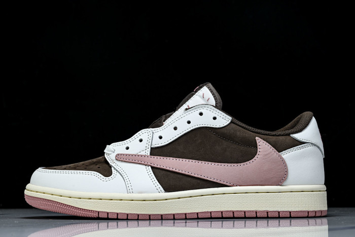 Travis Scott x Air Jordan 1 Low OG Dark Pony Pink OxF0rd DZ4137-206