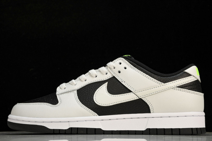 nike dunk low grey panda volt - fd9756-001