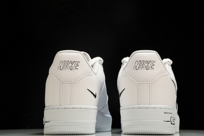 nike air force 1 low sketch white black - cw7581-101