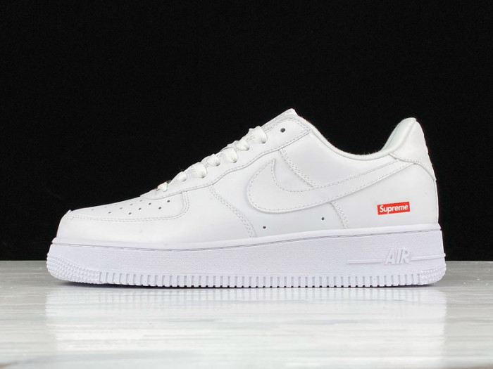 Sup*e x air force 1 low ''box logo - white'' cu9225-100