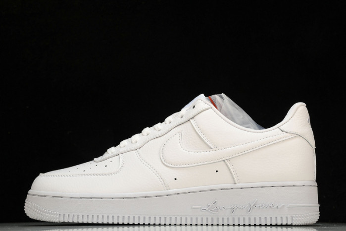 nocta x nike air force 1 07 low certified lover boy white cz8065-100