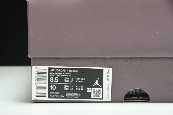 jordan 4 retro a ma maniére violet ore - dv6773-220