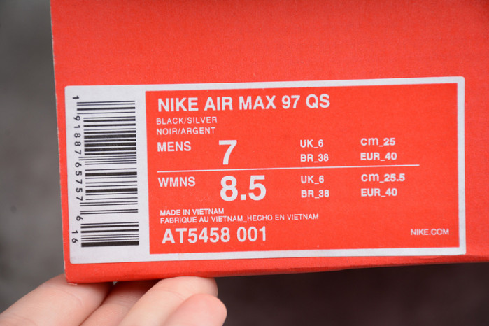 air max 97 silver black - at5458-001