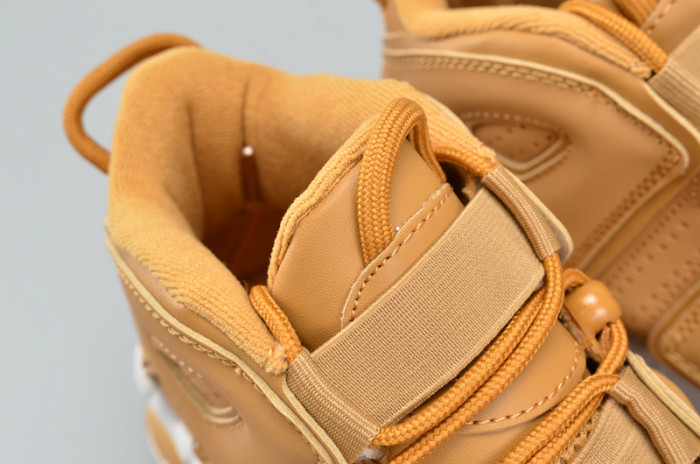 nike air more uptempo prm “wheat” brown mens aa4060-200