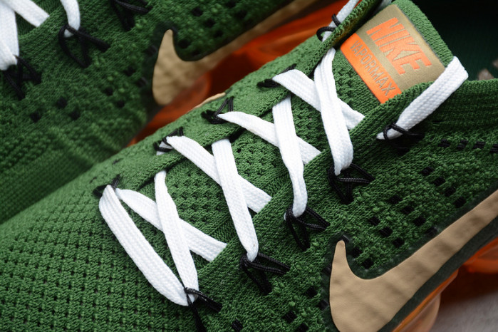 dragon ball super x nike air vapormax flyknit 2018 dark green/light brown mens aa3858-101