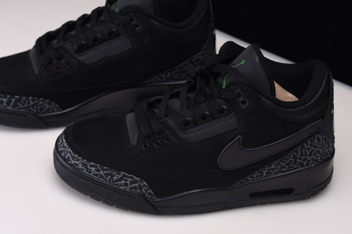 air jordan 3 retro black/dark -grey aj3-902027