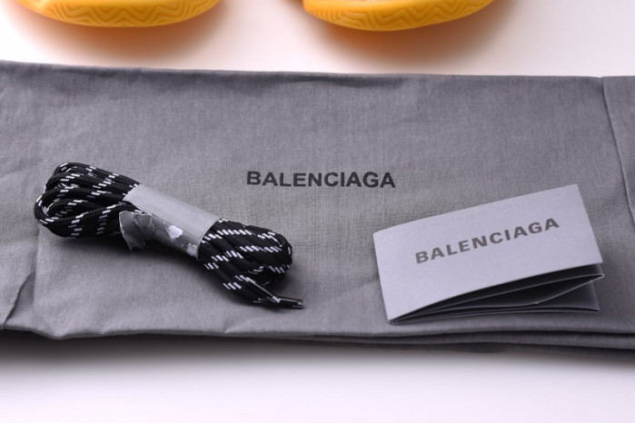 bl triple s trainers clear sole orange black 541624 w09e1 1766